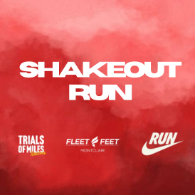Branch Brook Park 15k Shakeout Run with Nike logo