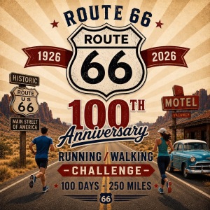 Route 66 Anniversary Challenge logo