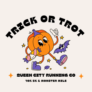 Queen City Trick or Trot 10K/5K Run/Walk and Kids Monster Mile Presented By Nicolet National Bank logo