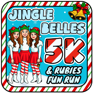 Jingle Belles 5K and Rubies Fun Run logo