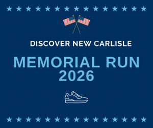 Discover New Carlisle Memorial Run 2026 logo