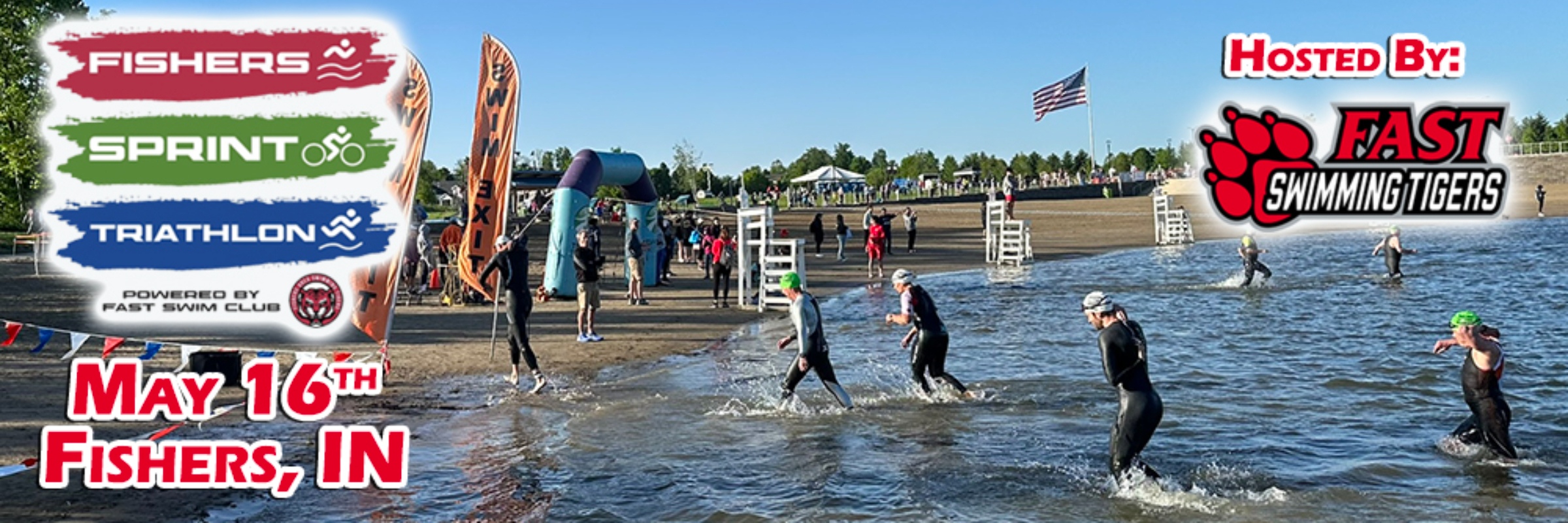 FISHERS SPRINT TRIATHLON, Powered by FAST