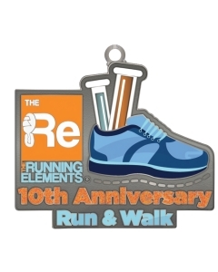 The Running Elements' 10 Year Anniversary Fun Run / Walk logo