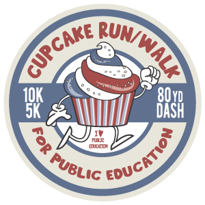 Cupcake Run/Walk for Public Education logo