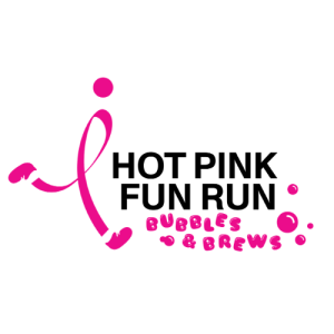 Hot Pink Fun Run - Bubbles & Brews logo