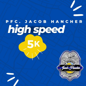 Pfc. Jacob Hancher 'High Speed' 5K logo