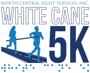 White Cane 5k logo