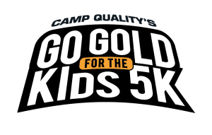 Camp Quality's Go Gold for the Kids 5k logo