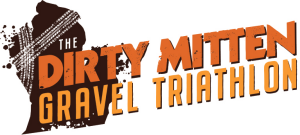 The Dirty Mitten Gravel Triathlon logo