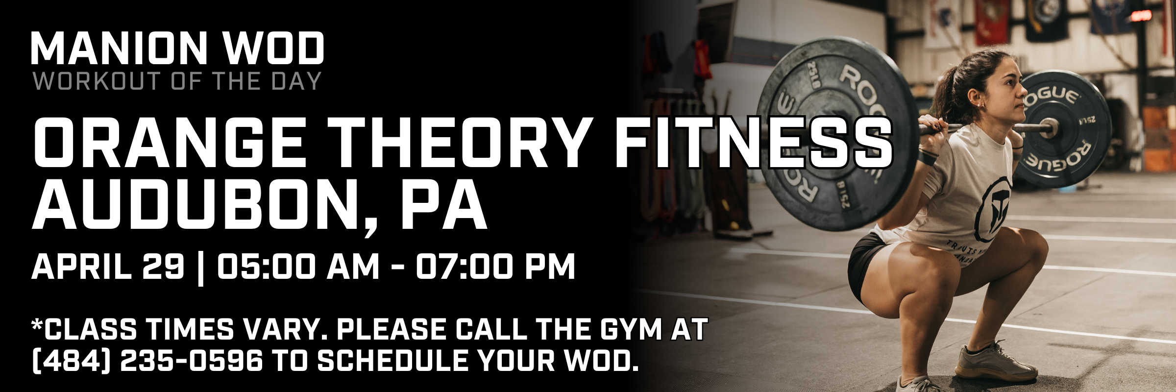 2026 Manion WOD - Orange Theory Fitness Audubon, PA