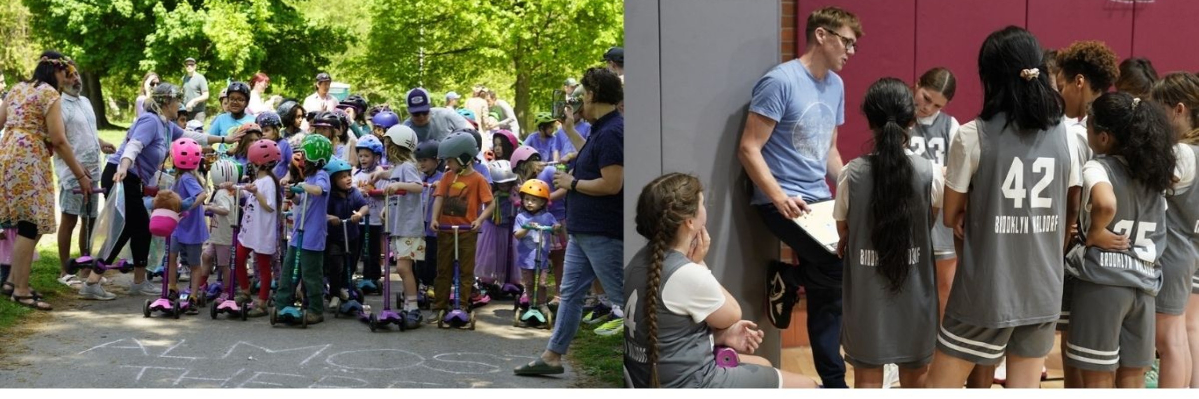Brooklyn Waldorf School Scootathon and Hoopathon