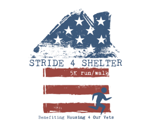 Stride 4 Shelter: Benefiting Housing 4 Our Vets logo