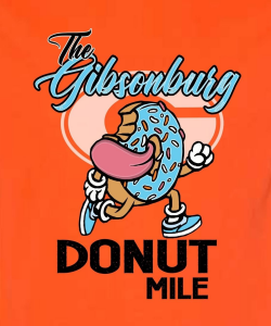 The Gibsonburg Donut Mile logo