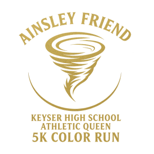Ainsley's Khs Athletic Queen 5K Color Run logo