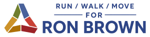 Run / Walk / Move for Ron Brown logo