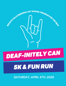 Deaf-initely Can 5K & Fun Run logo