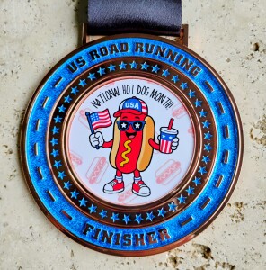 National Hot Dog Month Virtual 5K, 10K, 13.1M, & 26.2M (July ) logo