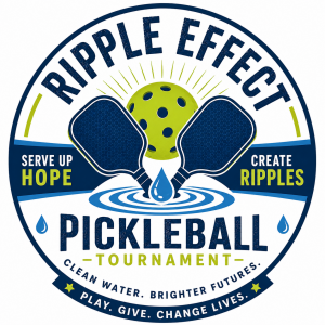 The Ripple Effect Pickleball Tournament logo