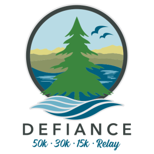 Defiance 50K / 30K / 15K logo