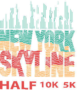 The NY Skyline Half, 10K, and 5K logo