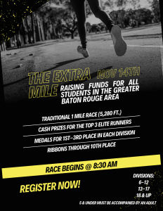 The Extra Mile: Raising Funds for Futures logo