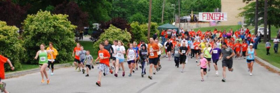 Pavement Pounders 5K and 1 mile Fun Run                              *Must register by May 3rd to receive shirt.