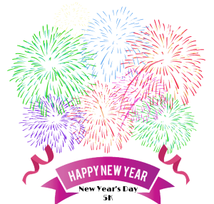 Clovis New Years Day 5k logo