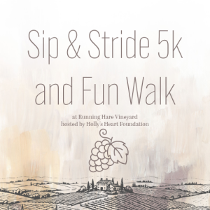 Sip and Stride 5K logo