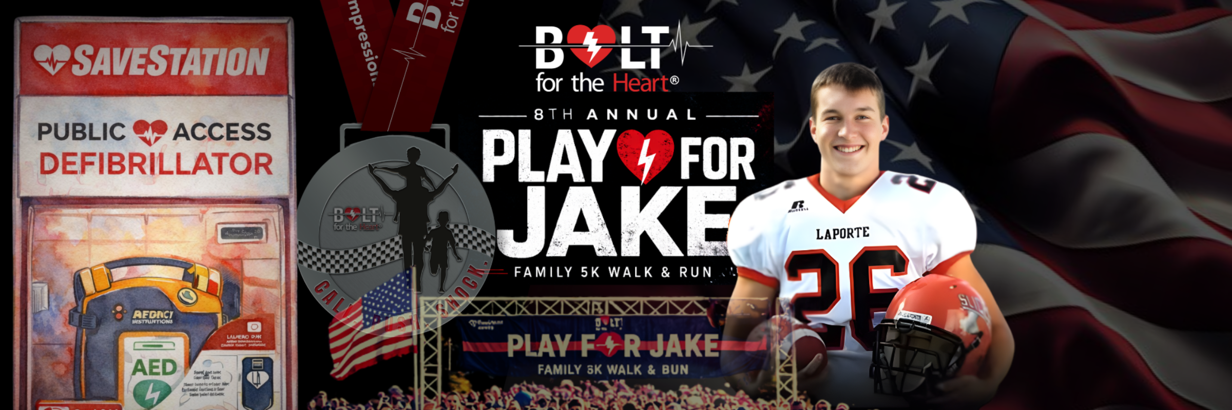 Play for Jake - Bolt for the Heart 5K Run/Walk