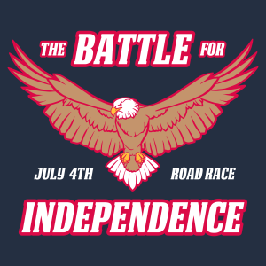 The Fleet Feet Battle for Independence Road Race logo