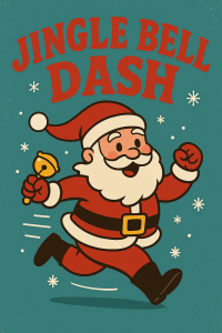 The Jingle Bell Dash Kids Dash, 1 Miler, 5K, 10K and Half Marathon & Santa Paws Doggie Run logo