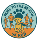 Paws to the Rescue 5K logo