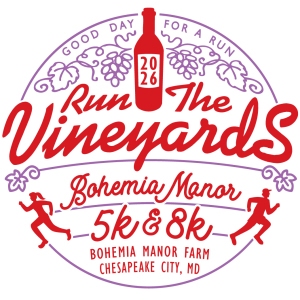 Run the Vineyards - Bohemia Manor Farm 5K & 8K logo