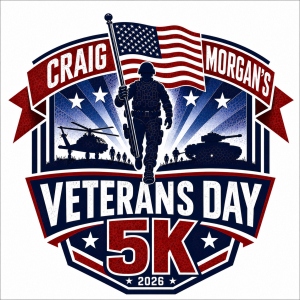 Craig Morgan's Veterans Day 5K logo