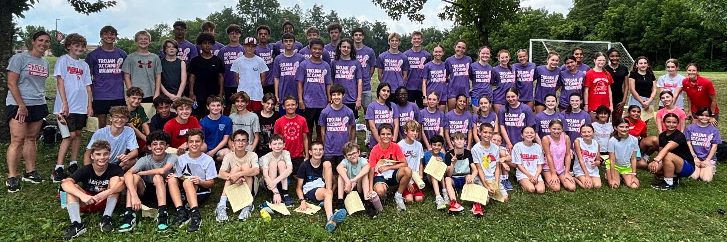 Parkland High School Cross Country Running Camp for Grades 3rd-8th