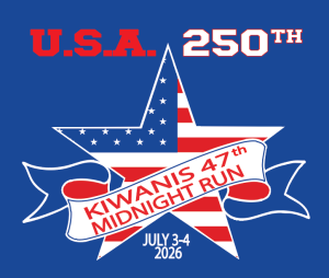 Kiwanis Midnight Run LIVE and Virtual 2026 logo
