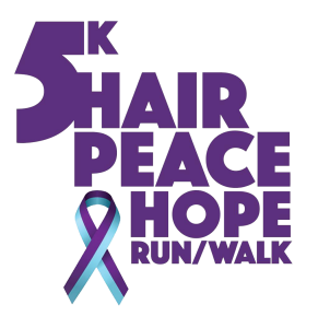 Hair Peace and Hope 5K Run/Walk logo