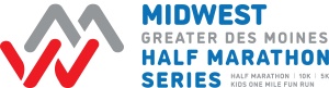 Midwest Greater Des Moines Half Marathon, 10K & 5K logo