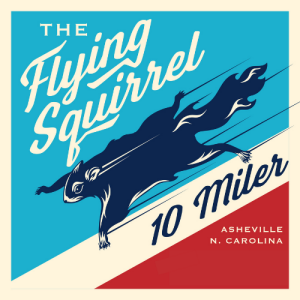Flying Squirrel Ten Miler logo