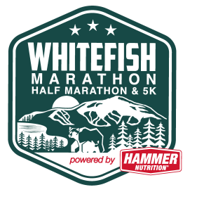 Whitefish Marathon, Half Marathon & 5K Presented by Hammer Nutrition logo