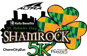 Altra Kelly Benefits St. Patrick's Day Shamrock 5K logo