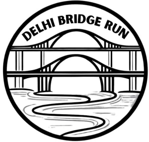 The 30th Annual Delhi Bridge Run logo