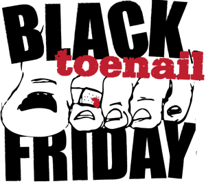 Black Toenail Friday Half Marathon and 7.5 Miler NC logo