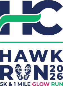 HC Hawk Run 5K--Glow Run logo
