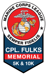 Cpl. Fulks Memorial Trail Race logo