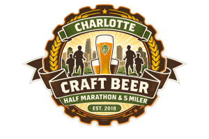 Charlotte Craft Beer Half Marathon - Relay & 5 Miler logo