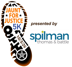 The Spilman Thomas & Battle Jaunt for Justice 5K logo