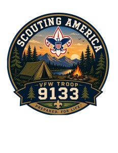 Vfw Troop 9133 America's 250 Virtual 5K logo