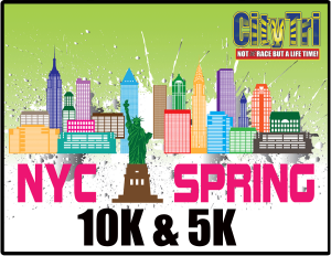 THE NYC SPRING 10K and 5K logo