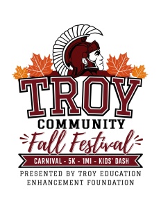 Teef Fall Festival 5K, 1 Mile Fun Run/Walk & Tiny Trojan 100-Yard Dash logo